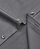 siliteelon Mens Shirts Long Sleeve Dark Grey Wrinkle Free Cotton Formal Regular Fit Business Work Stretch Casual Office for Men Shirt L #3