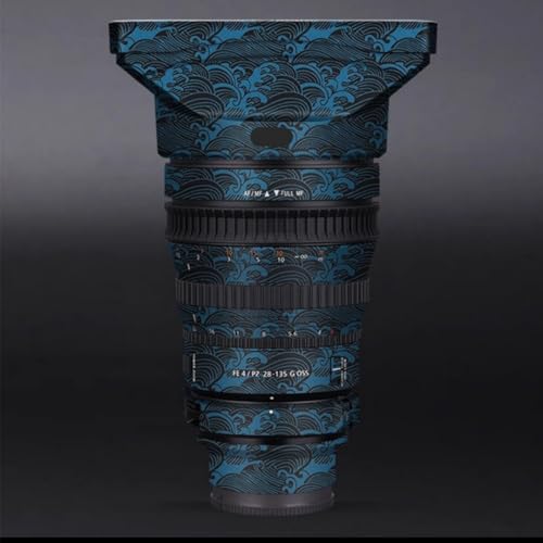 Capuchon d'objectif Sony FE PZ 28-135 mm F4 G OSS anti-rayures bleu