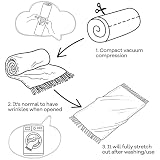 inhand Dzianinowy koc narzuta na kanapę i łóżko, miękki koc do salonu, dekoracja domu, dzianinowy koc z frędzlami, lekki oddychający koc letni, wiejski ciepły tkany dekoracyjny, 127 x 152 cm