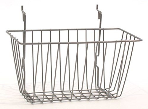 Wire Basket 12w x 6d x 6h Inches in Chrome - Set of 8