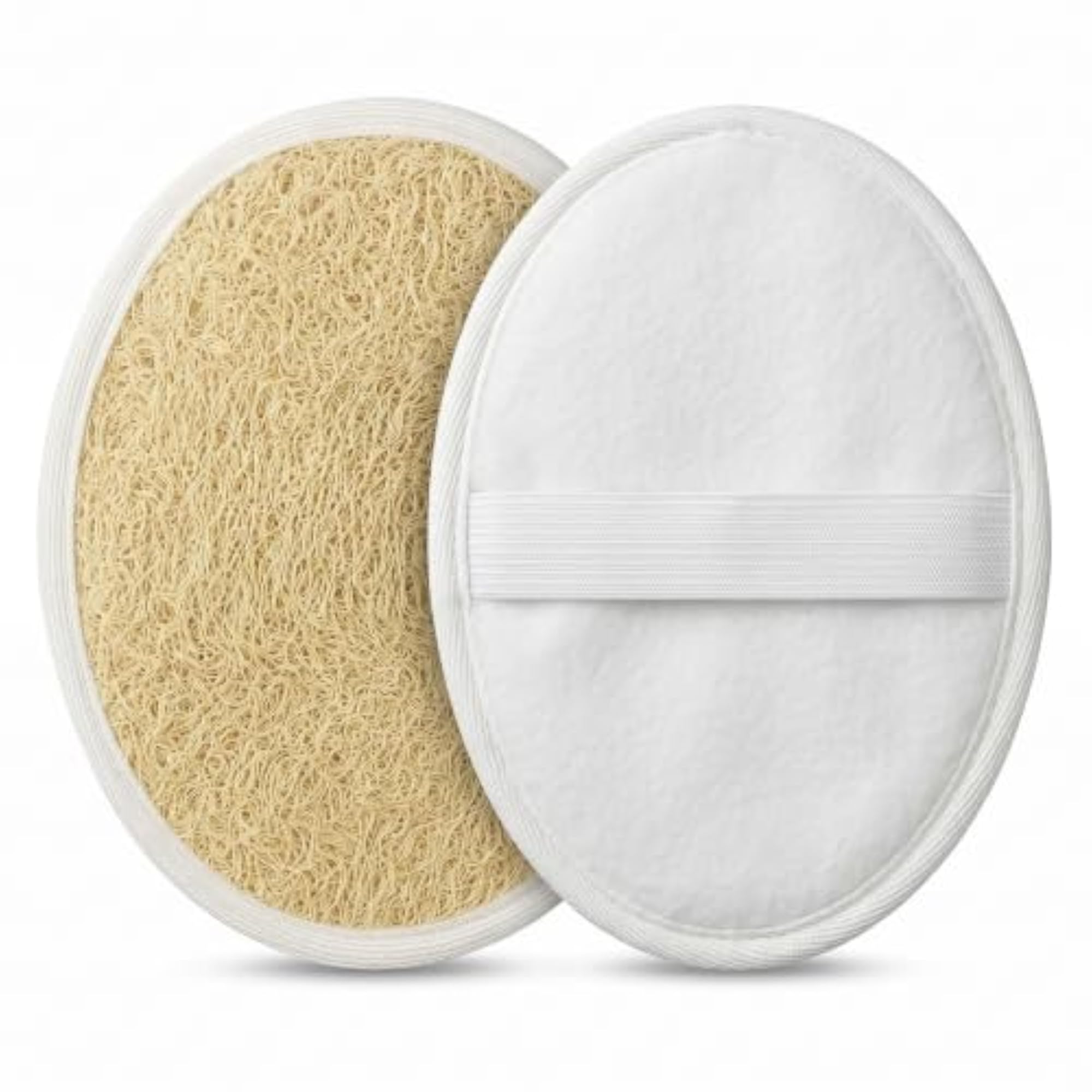 Natural Oval Loofah, Gentle Exfoliation for All Skin Types