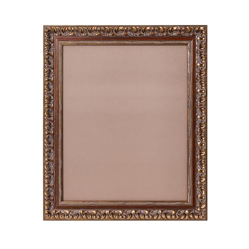 ArtXO 16x20 Picture Frame for Posters, Antique Gold Tabletop and