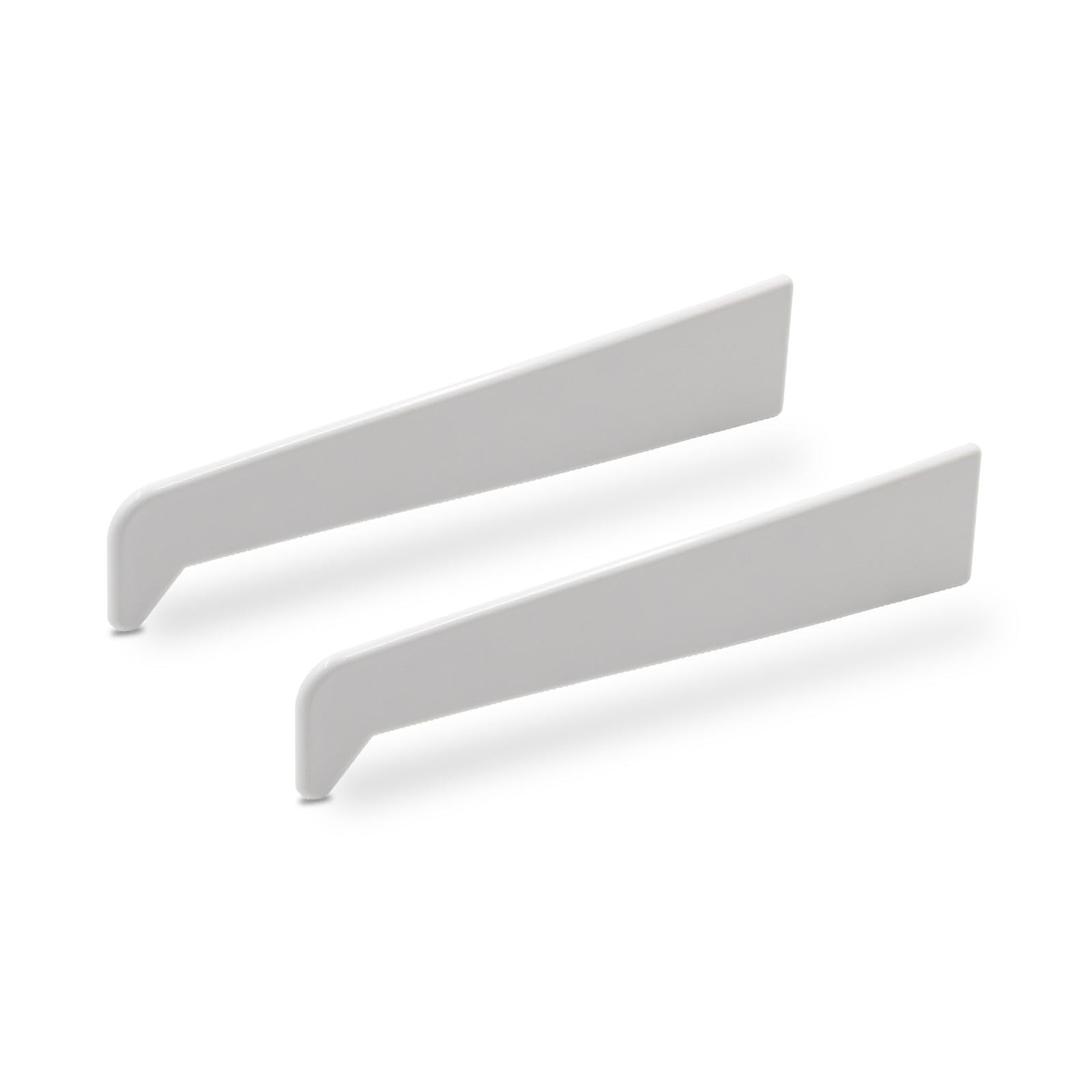 Truly Pvc Limited White 180Mm Profile 22 Window Sill End Caps (Pair)