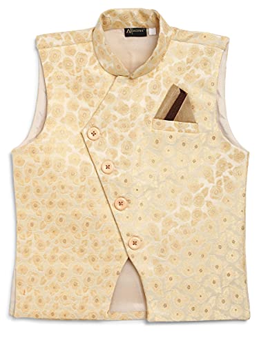 Image of AJ DEZINES Kids Nehru Jacket Waist Coat For Boys