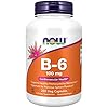 NOW-Supplements-Vitamin-B-6-Pyridoxine-HCl-100-mg-Cardiovascular-Health-250-Capsules NOW Supplements, Vitamin B-6 (Pyridoxine HCl) 100 mg, Cardiovascular Health*, 250 Veg Capsules