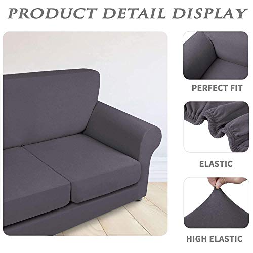 Hyha 4 Pieces Stretch Sofa Slipcovers thumb #4