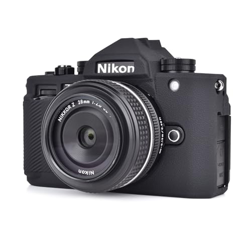 Funda de silicona MUZIRI KINOKOO para cámara Nikon Zf negra