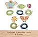 Fisher-Price Wood Preschool Toy Lacing Activity Cards, Tiny Garden 10-Piece Set for Fine Motor Skill Development Kids Ages 3+ Years (Amazon Exclusive)