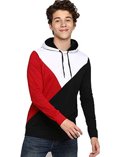 Cotton Colorblock Slim Fit Hooded 