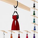 Play Juggling - Balkenverankerung + Vertikaltuch + Aufhängung + Karabiner mit Schraubverschluss für Luftakrobatik und Luftdisziplinen, 100% Polyester - Zertifiziert (6 Meter - Türkis)