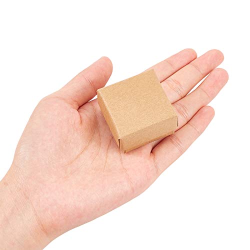 Ph Pandahall WH-CON-E017-14 48 Pack Ring Box, 1.5X1.5X1.1 Inch Jewelry Gift Boxes Square Cardboard Jewelry Box thumb #5