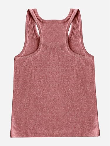 Image of KiddoPanti Girls Chest Printed Sleeveless Rib Racer Back Tank Top