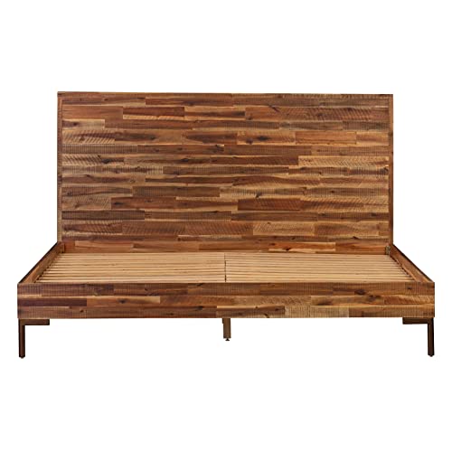 Tov Furniture Bushwick Collection Acacia Wood Bed, King, Brown, Tov-B7051 #TOP6