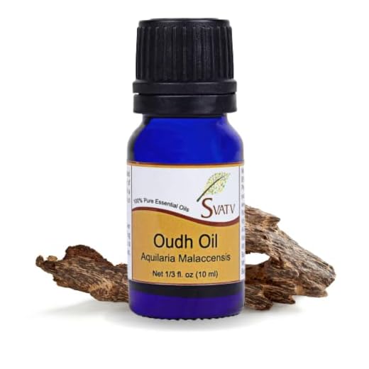 SVATV OUDH/Agarwood Essential Oil Therapeutic Grade Aromatherapy Oils Fragrance Oil for Diffuser Yoga Massage & DIY Personal Care 10 ml