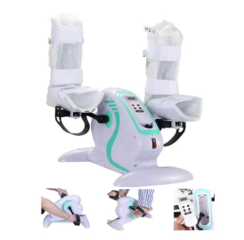 Ciclo ejercitador eléctrico con motor y protector de piernas miniatura 1