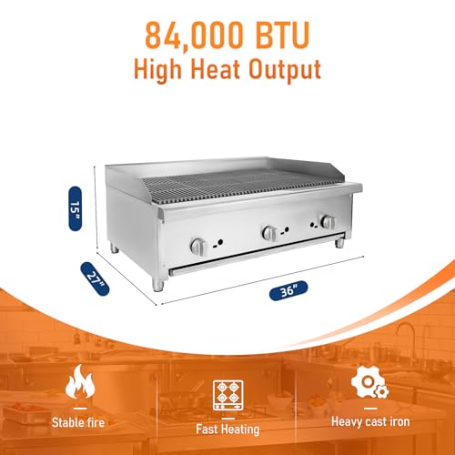 Egles 36 Inch Commercial Countertop Gas Charbroilers thumb #1