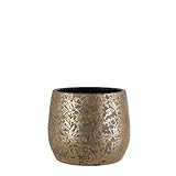 Aus Terrakotta - nicht 100% wasserdicht - Es ist daher ratsam, eine Plastiktüte in den Blumentopf zu legen