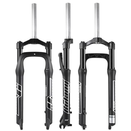 SXSHEYS Bicicleta de montaña 20 26 Pulgadas, llanta 4.0, Horquilla Ancha, Recorrido de 100/110 mm, para Nieve y Playa, suspensión eléctrica, Freno de Disco Delantero Recto de 1-1/8', Eje Trasero de 9