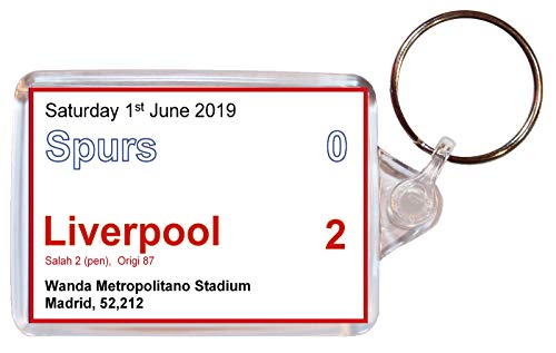 Image of Liverpool - 2019 Champions League/European Cup - Double Sided Large Keyring Gift/Present/Souvenir