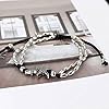 JUSTUSNX Bracelet de cheville de style ethnique en argent - Étoile de mer et tortue de mer - Accessoires réglables pour femmes et filles (C) #5