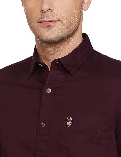 Image of U.S. Polo ASSN. Men's Cotton Slim Fit Shirt