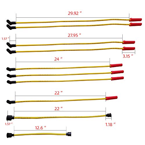 image for MAS Ignition Distributor w/Cap & Rotor and Spark Plug Wires Ignition C