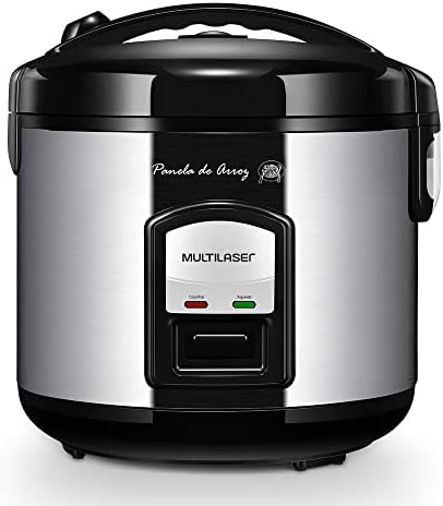 Panela de Arroz Gourmet com 700W Acabamento em Aço Inox Capacidad...