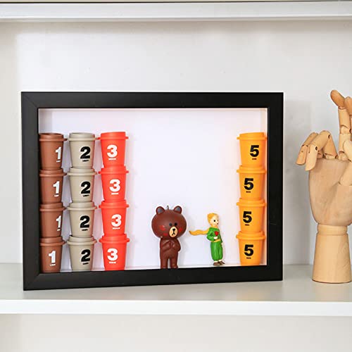 Muzilife Shadow Box Picture Frame With Linen Board Deep Wood Glass Display Case Ready To Hang Memory Box Baby Sports Memorabilia, Pins, Awards, Medals, Wedding, Tickets And Photos (Black, 2Pcs 8X10) #TOP4