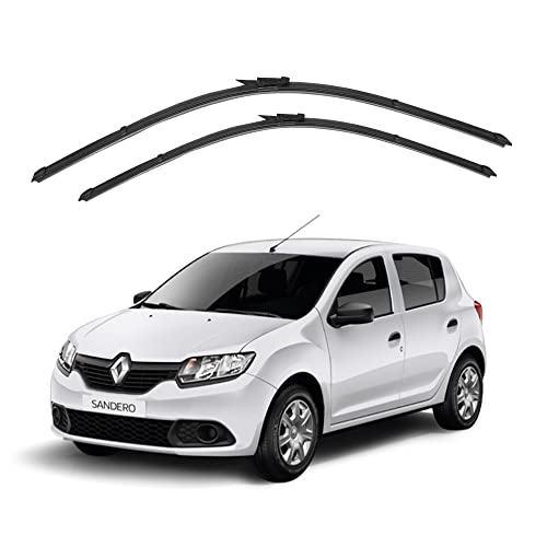 Par Palheta Limpador Parabrisa Renault Sandero 2015 2016 2017 2018 2019 2020 2021 2022