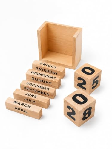 Image of STAR CRAFT Wooden Calendar