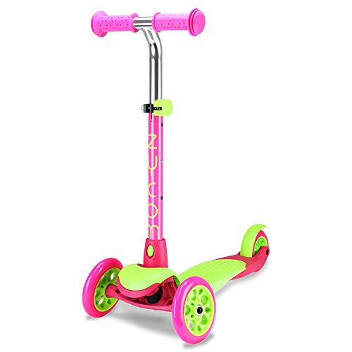 Zycom Zing 3 Wheel Adjustable Mini Kick Scooter with T-Bar