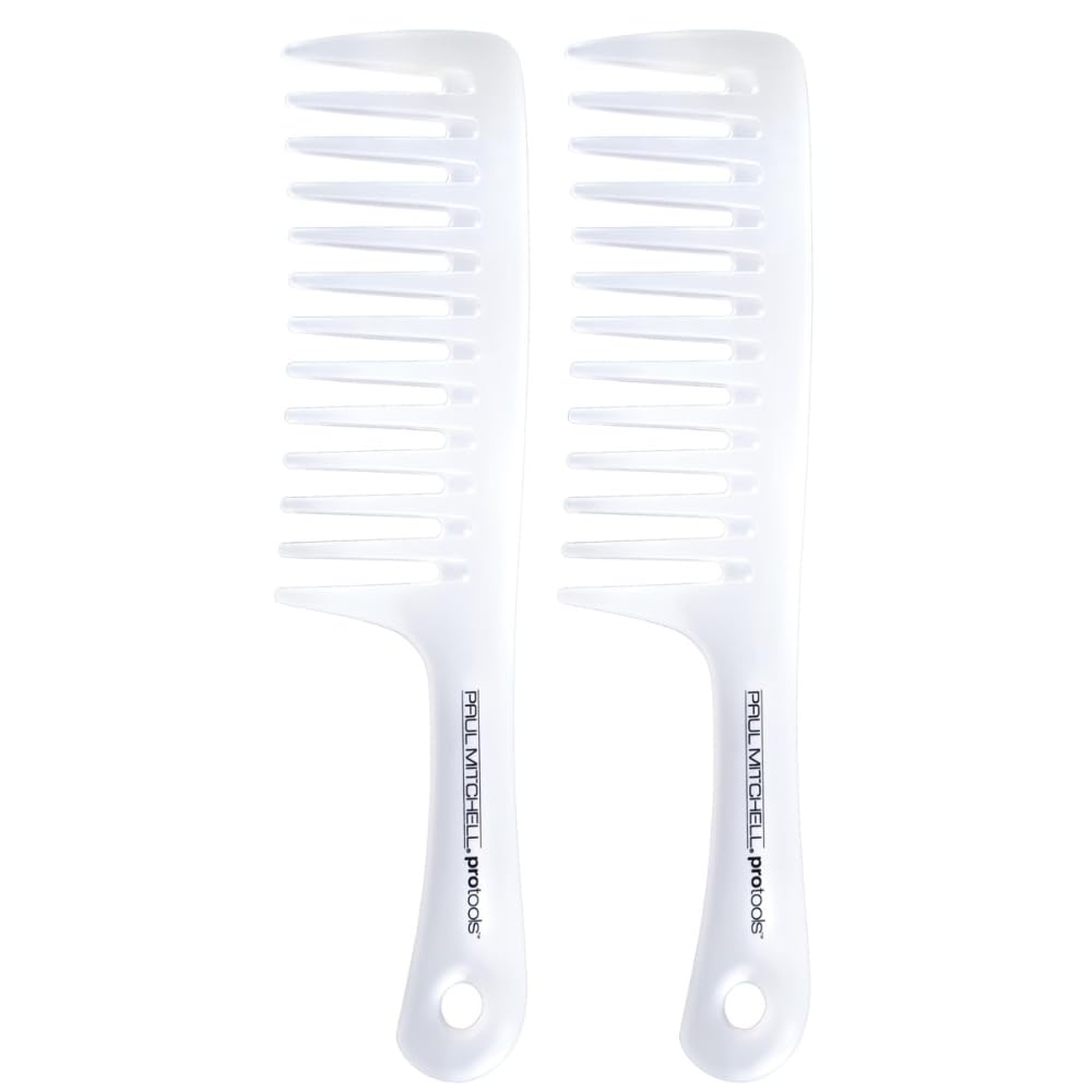 Paul Mitchell Detangler Comb, Wide Tooth Comb Detangles Wet or Dry Hair