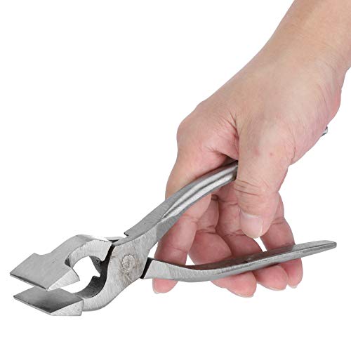 Flat Nose Duck Bill Pliers, Leather Flattening Plier Clamp for Backpack Bag DIY Leather Craft