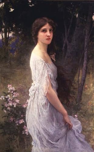 Art Mural en Toile Le printemps de Charles Amable Lenoir impression premium