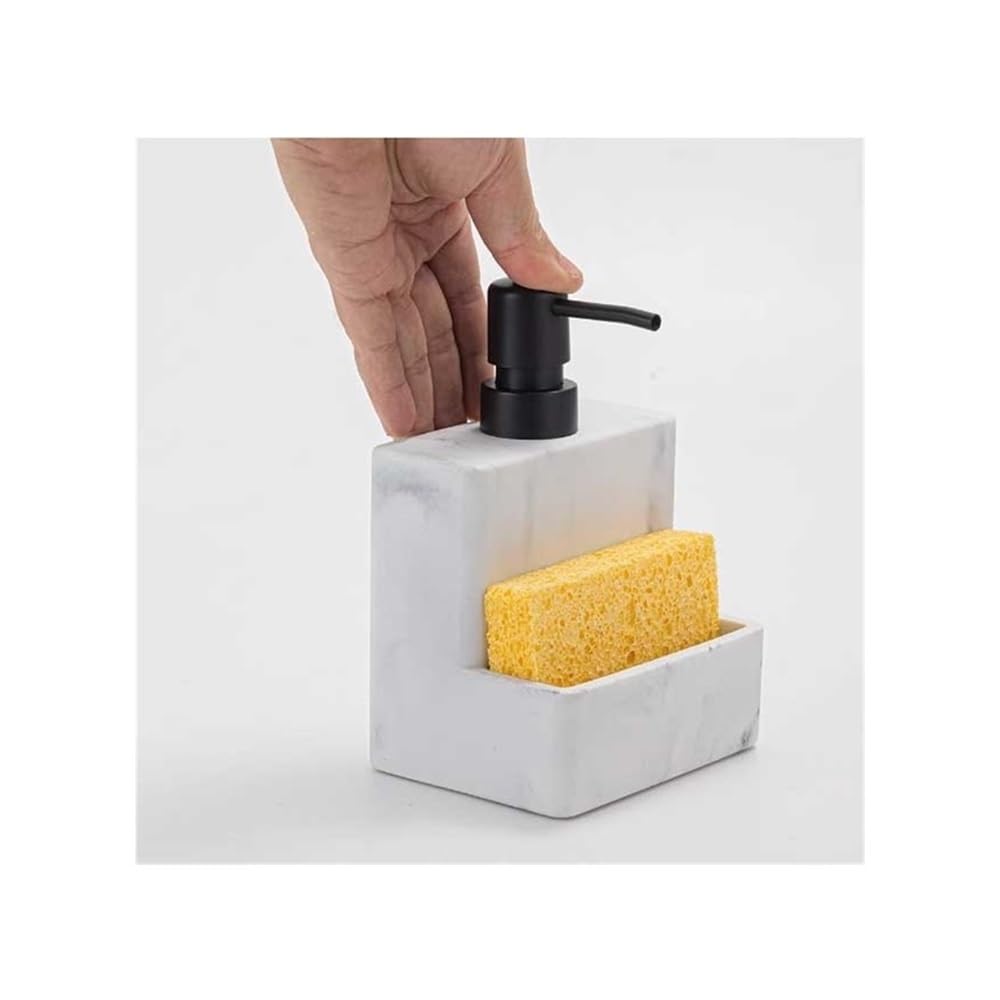 Distributore di Sapone, distributore di Sapone per Cucina, distributore di Sapone per Le Mani a Forma di L da 300 ml, distributore di Sapone