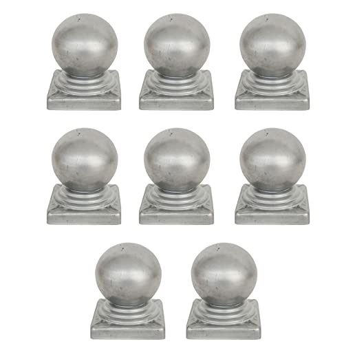 Embouts de clôture sphériques design premium en métal pour poteaux ronds
