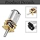 Mikrogeschwindigkeitsreduzierungsmotor, N20 DC3V 6 V 12 V 50 U/Min Geschwindigkeitsreduktion DC -Motor mit Metallgetriebe für RC -Auto -Robotermodell DIY Motor