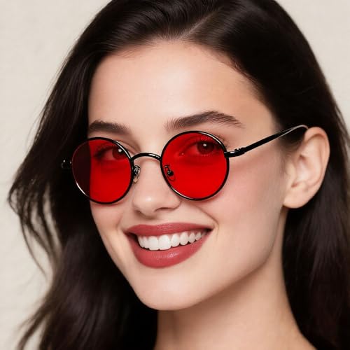 Oval Sunglasses UV400 Protection Vintage Frame - Classic Party Eyewear - Multiple Colors for Men & Women3