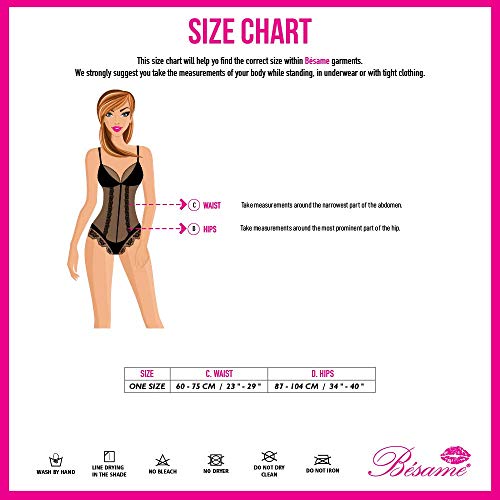 Besame G-String Thong Women Panties Underwear 5 Pack (Muticolor - One Size) #TOP5