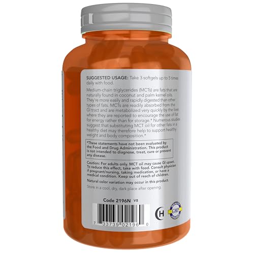NOW MCTオイル 1000mg 150カプセル