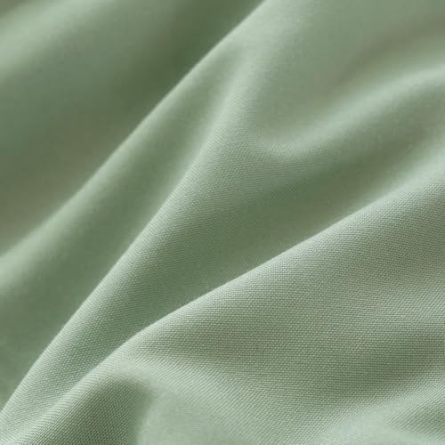 Image of ROSGONIA Oversized King Comforter 120x120, 3pcs Super King Comforter (1 Sage Green Comforter & 2 Pillowcases) Lightweight Warm Bedding Set Quilt