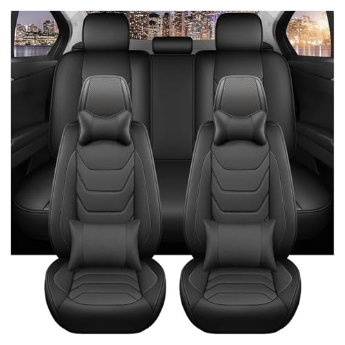 Housse de siège auto pour Qashqai J11 et J10 - Ensemble complet 9 pièces noir