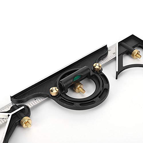 Escuadra combinada de acero inoxidable 0-180° para medición miniatura 4