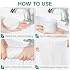 Nanaborn Disposable Bath Towels for Travel with Compressed Face Towels 4 Pack