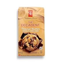 Presidents Choice The Decadent Peanut Butter Chocolate Chunk Cookie 300g {Imported from Canada}