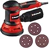 Einhell Ponceuse excentrique TC-RS 425 E (425 W, Ø 125 mm, vitesse max. 26 000 oscillations/min) Livré avec 3 feuilles abrasives