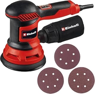Einhell Ponceuse excentrique TC-RS 425 E (425 W, Ø 125 mm, vitesse max. 26 000 oscillations/min) Livré avec 3 feuilles abrasives