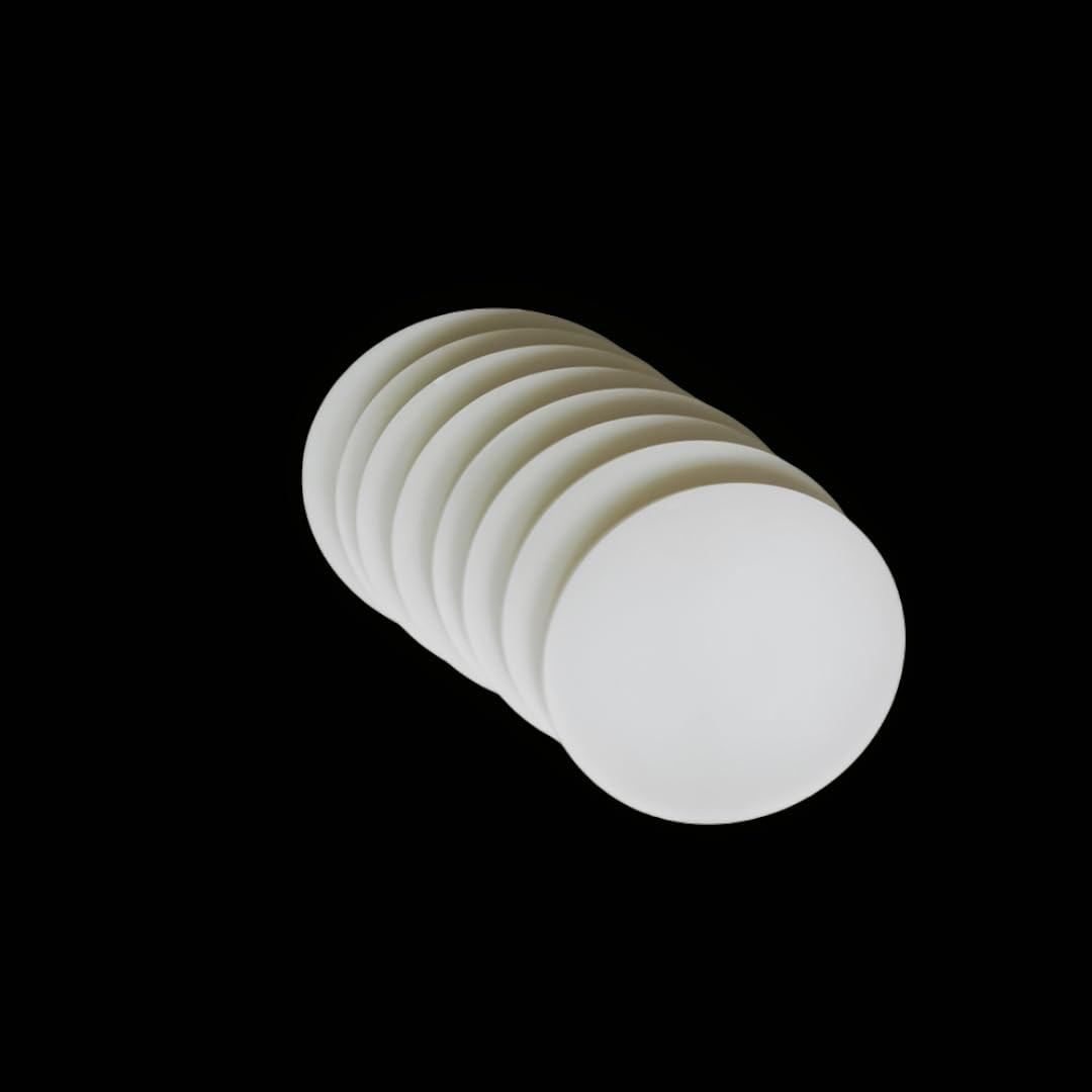 Foglio ceramico rotondo in nitruro di alluminio - Disco ALN per esperimenti, 1 pz. (72.6 x 0.6mm)