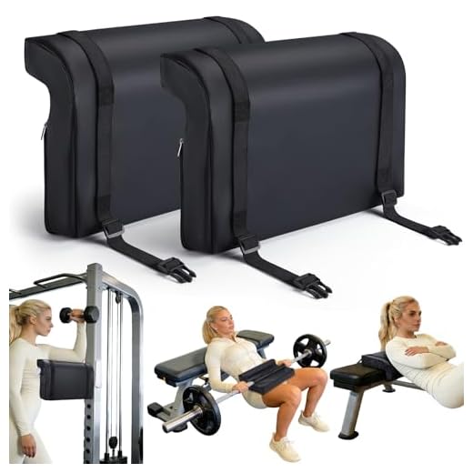 TOBWOLF 2er-Pack Hip Thrust Langhantel Polster für Rücken-, Schulter- und Nackenstütze, L-förmiges Langhantel Polster – ideal für Kniebeugen, Hüftstreck-Langhantelpolsterung für Fitnesszubehör