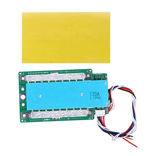 Akozon Car Battery Board, Protección Inverter PCB 12.8V Accesorios de Audio y Video de Encendido para 4S 130A 3.2V sobre DIS